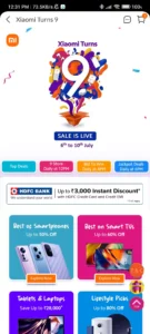 Xiaomi Turns Sale