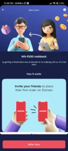 Zomato Refer and Earn