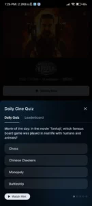 Disney+ Hotstar Cine Quiz Answers