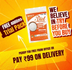 Befach Free Sample of Diet White Rice 400gm Trial Pack
