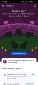 Google Pay Tick Squad Offer